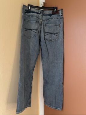 X2 Quality Denim Men’s Jeans 34x30 M42 Loose Regular Rise Boot Cut Blue